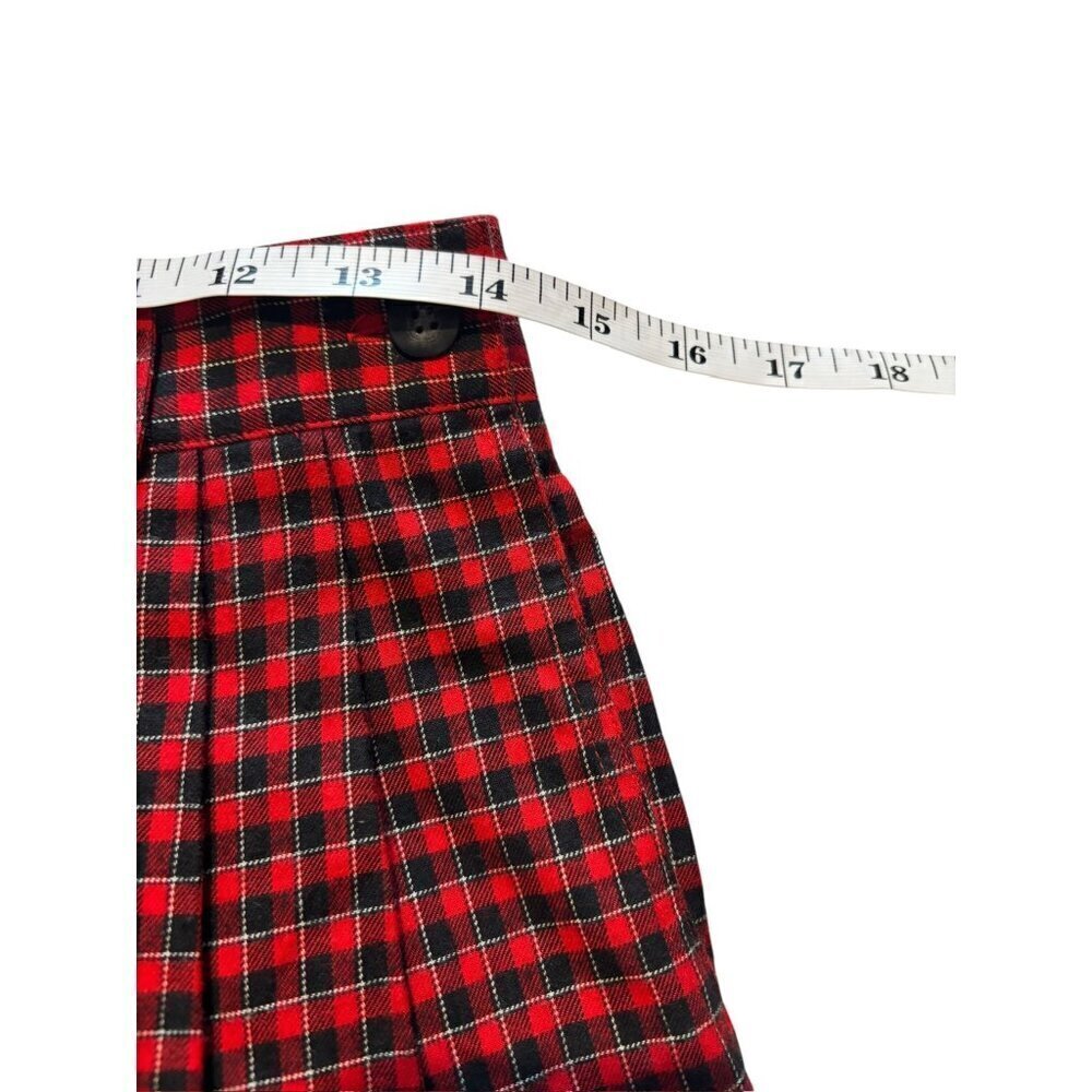 Susan Bristol Women's Red& Black Plaid Skirt - Picture 4 of 7